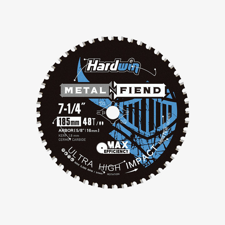 HARDWIN 7-1/4 inch 48T metal cutting circular saw blade cermet carbide tipped